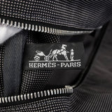 【6he4715-k】エルメス ハンドバッグ エールラインGM キャンバス グレー【中古】メンズ レディース ユニセックス