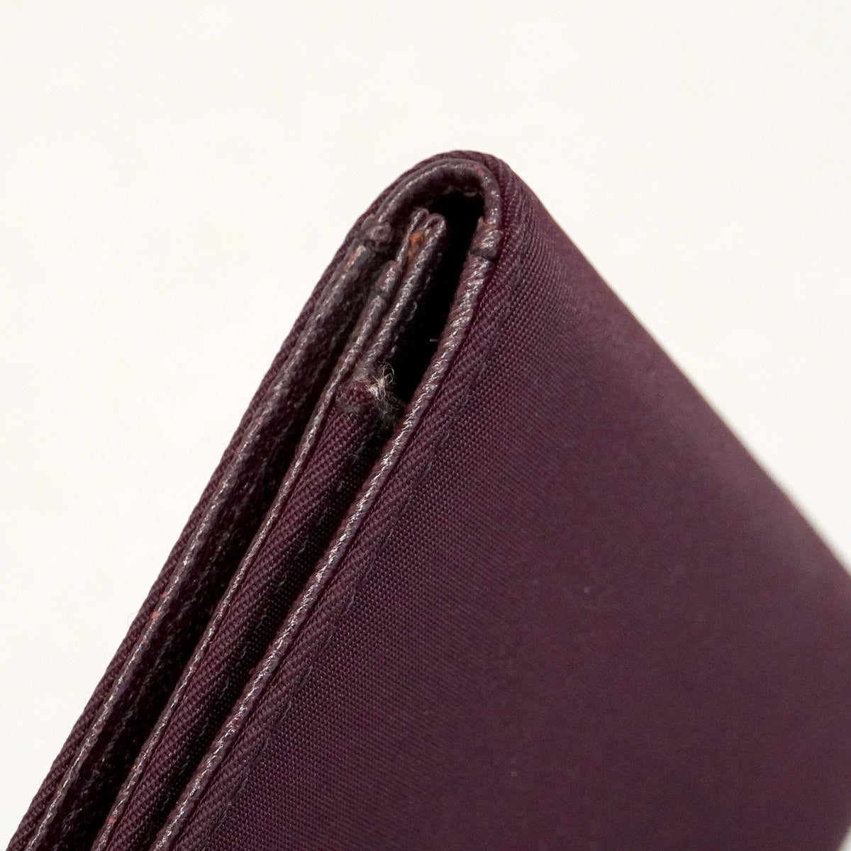 【6he4717-k】プラダ コインケース ナイロン ボルドー シルバー金具【中古】メンズ レディース ユニセックス