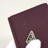【6he4717-k】プラダ コインケース ナイロン ボルドー シルバー金具【中古】メンズ レディース ユニセックス
