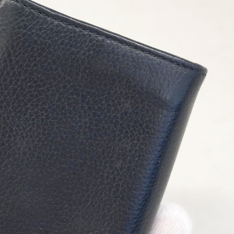 【6he4720-k】セリーヌ コインケース レザー ブラック ゴールド金具【中古】レディース