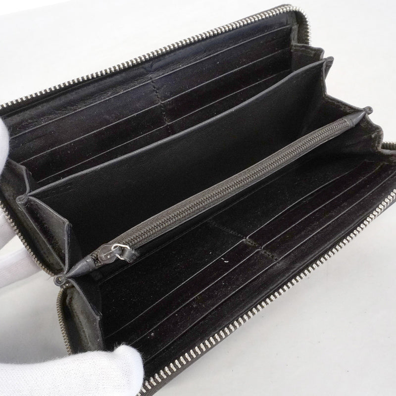 【6he4727-k】グッチ 長財布 GGキャンバス 233025 キャンバス ブラウン ゴールド金具【中古】レディース