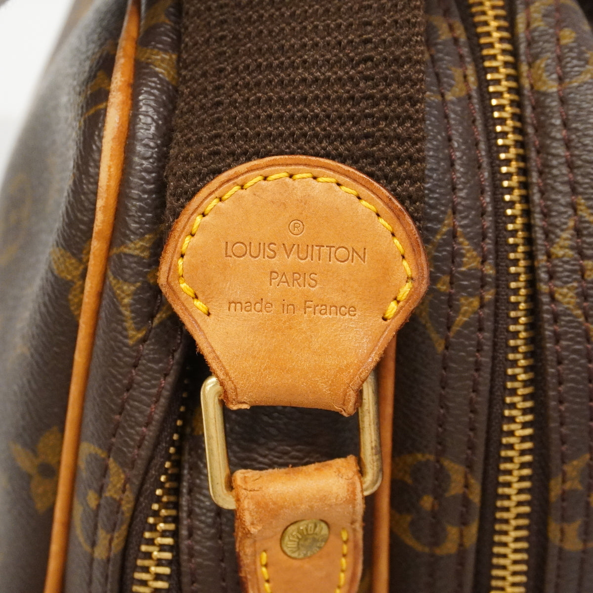 【6he4733】ルイヴィトン ショルダーバッグ モノグラム リポーターPM M45254 ブラウン【中古】レディース