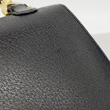 【6he4740-k】グッチ ハンドバッグ バンブー 000 2029 0633 レザー ブラック ゴールド金具【中古】レディース