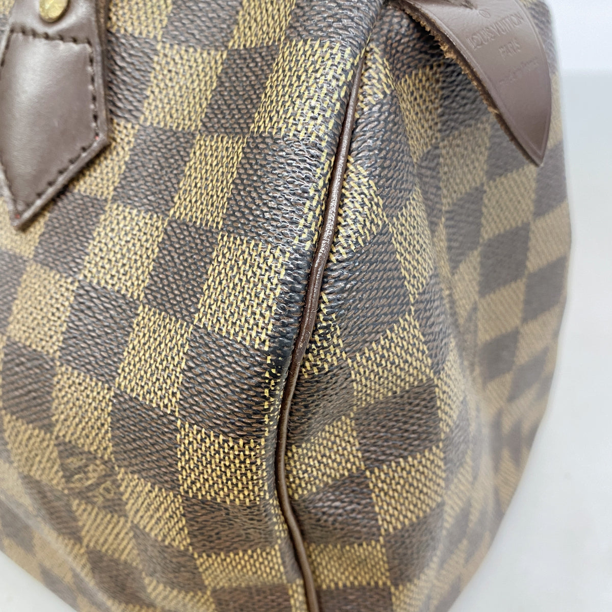 【6he4751】ルイヴィトン ハンドバッグ ダミエ スピーディ25 N41365 エベヌ【中古】レディース