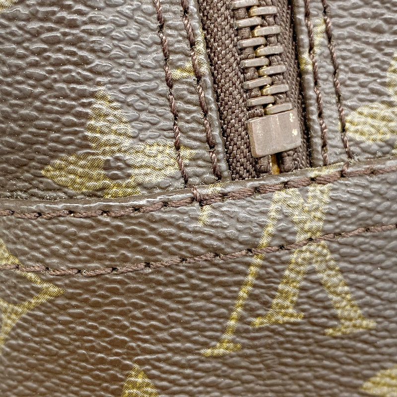【6he4752】ルイヴィトン ポーチ モノグラム トゥルーストワレット28 M47522 ブラウン【中古】レディース