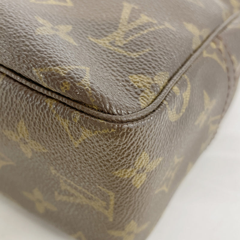 【6he4752】ルイヴィトン ポーチ モノグラム トゥルーストワレット28 M47522 ブラウン【中古】レディース
