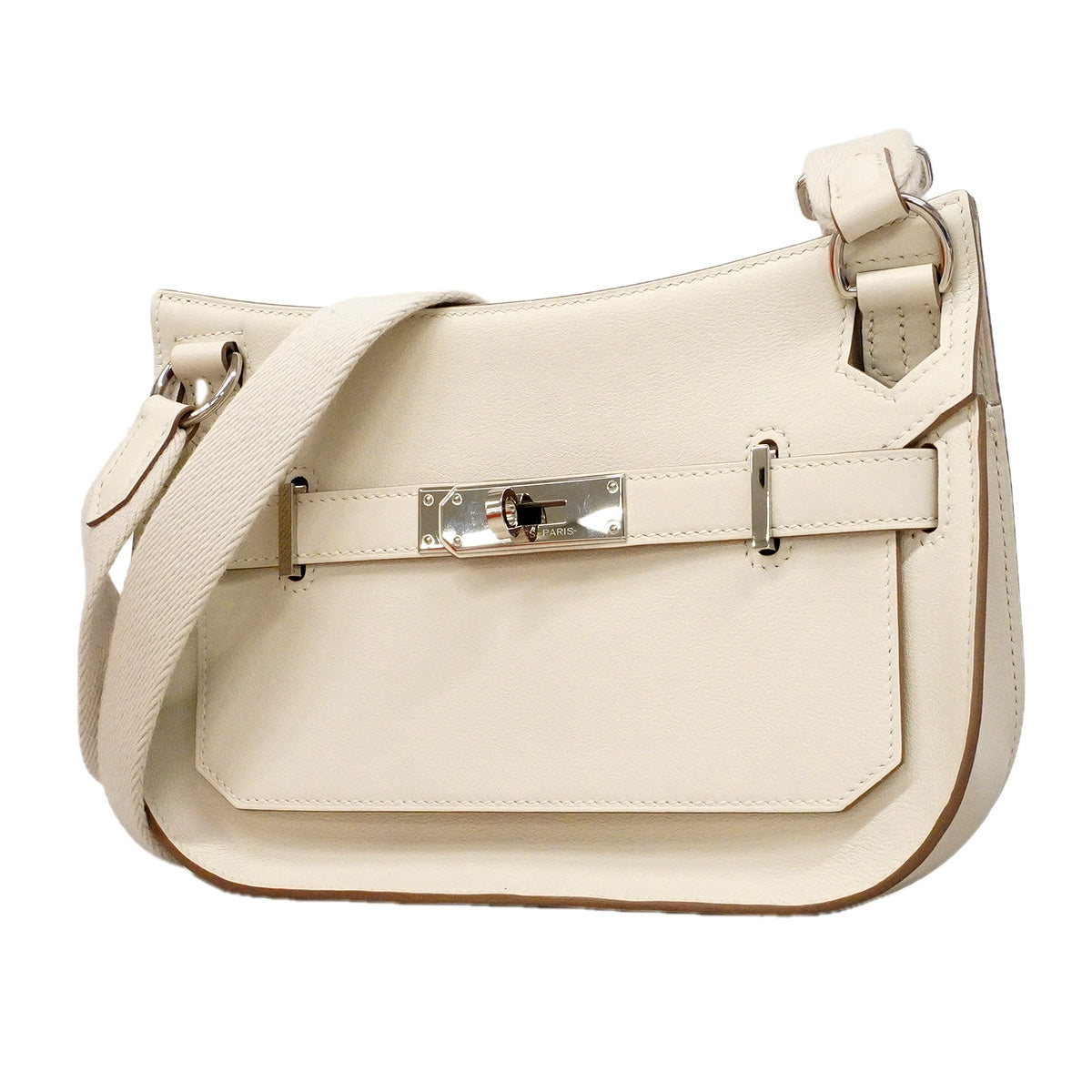 【6he4765】エルメス ショルダーバッグ ジプシエールミニ スイフト マッシュルーム シルバー金具 B刻印【中古】レディース