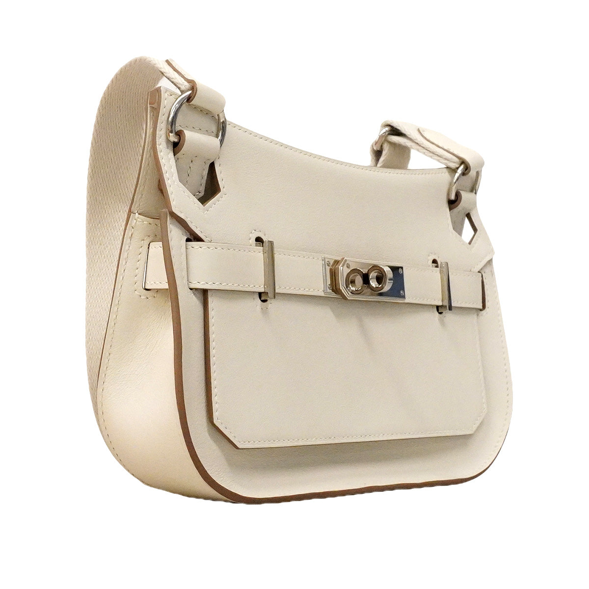 【6he4765】エルメス ショルダーバッグ ジプシエールミニ スイフト マッシュルーム シルバー金具 B刻印【中古】レディース