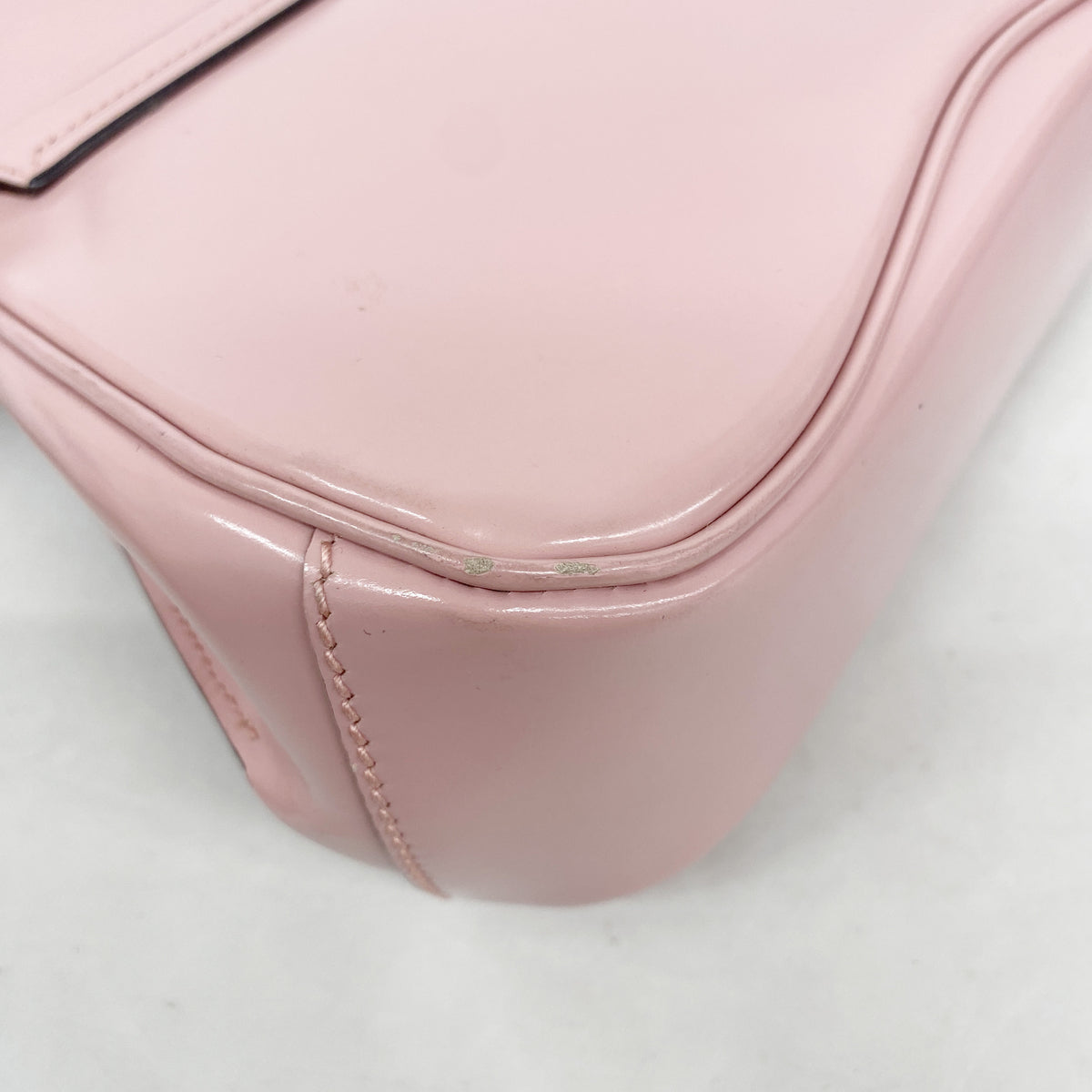 【6he4772-k】グッチ ハンドバッグ バンブー 353522 レザー ピンク シルバー金具【中古】レディース