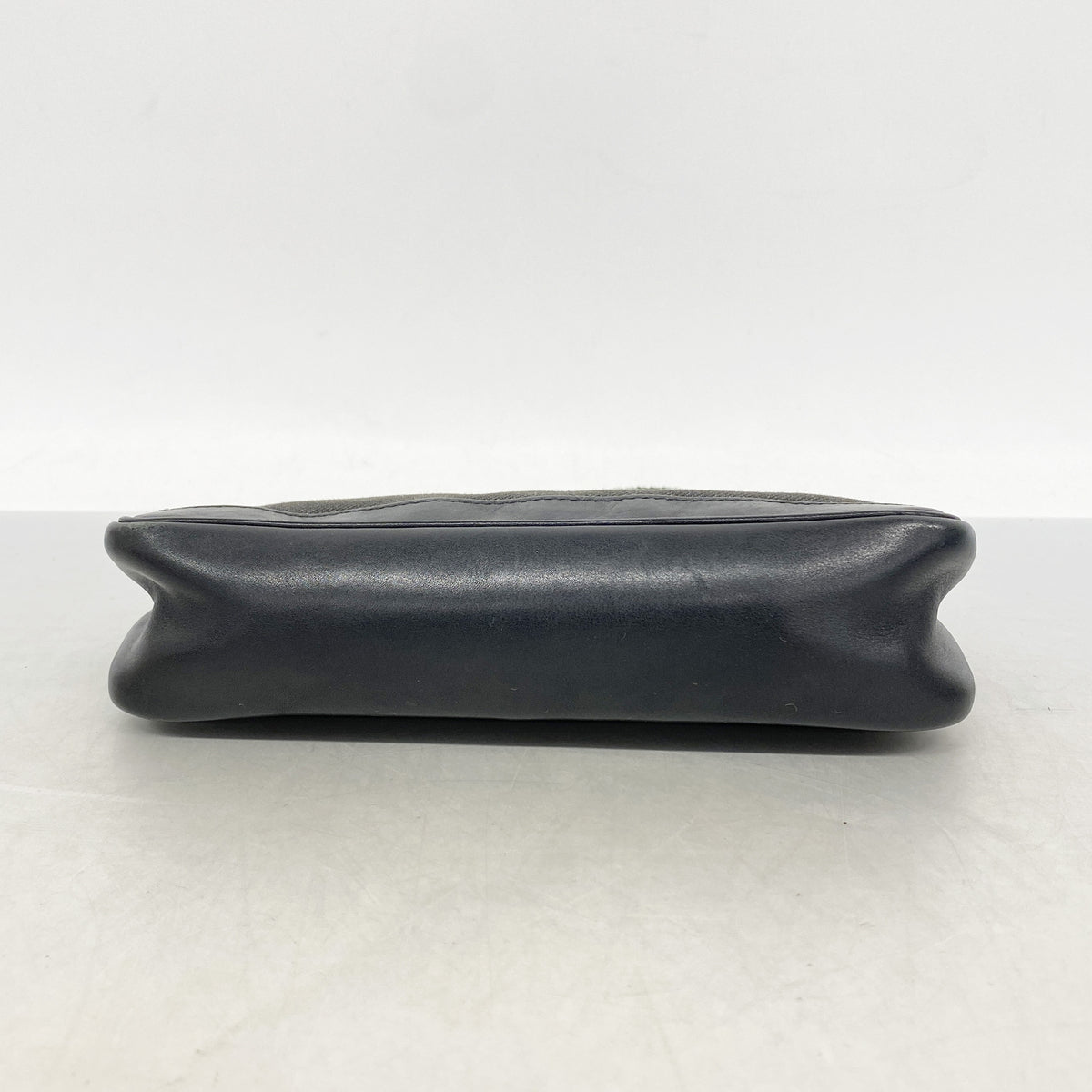 【6he4774-k】グッチ ハンドバッグ シェリーライン 92820 デニム ブラック シルバー金具【中古】レディース