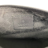 【6he4774-k】グッチ ハンドバッグ シェリーライン 92820 デニム ブラック シルバー金具【中古】レディース