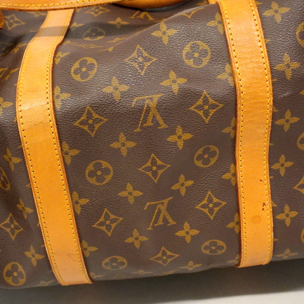 【6he4789】ルイヴィトン ボストンバッグ モノグラム キーポルバンドリエール60 M41412 ブラウン【中古】メンズ レディース ユニセックス