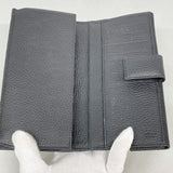 【6he4797-k】グッチ 長財布 GGナイロン 231835 ナイロン ブラック シルバー金具【中古】レディース