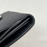 【6he4797-k】グッチ 長財布 GGナイロン 231835 ナイロン ブラック シルバー金具【中古】レディース