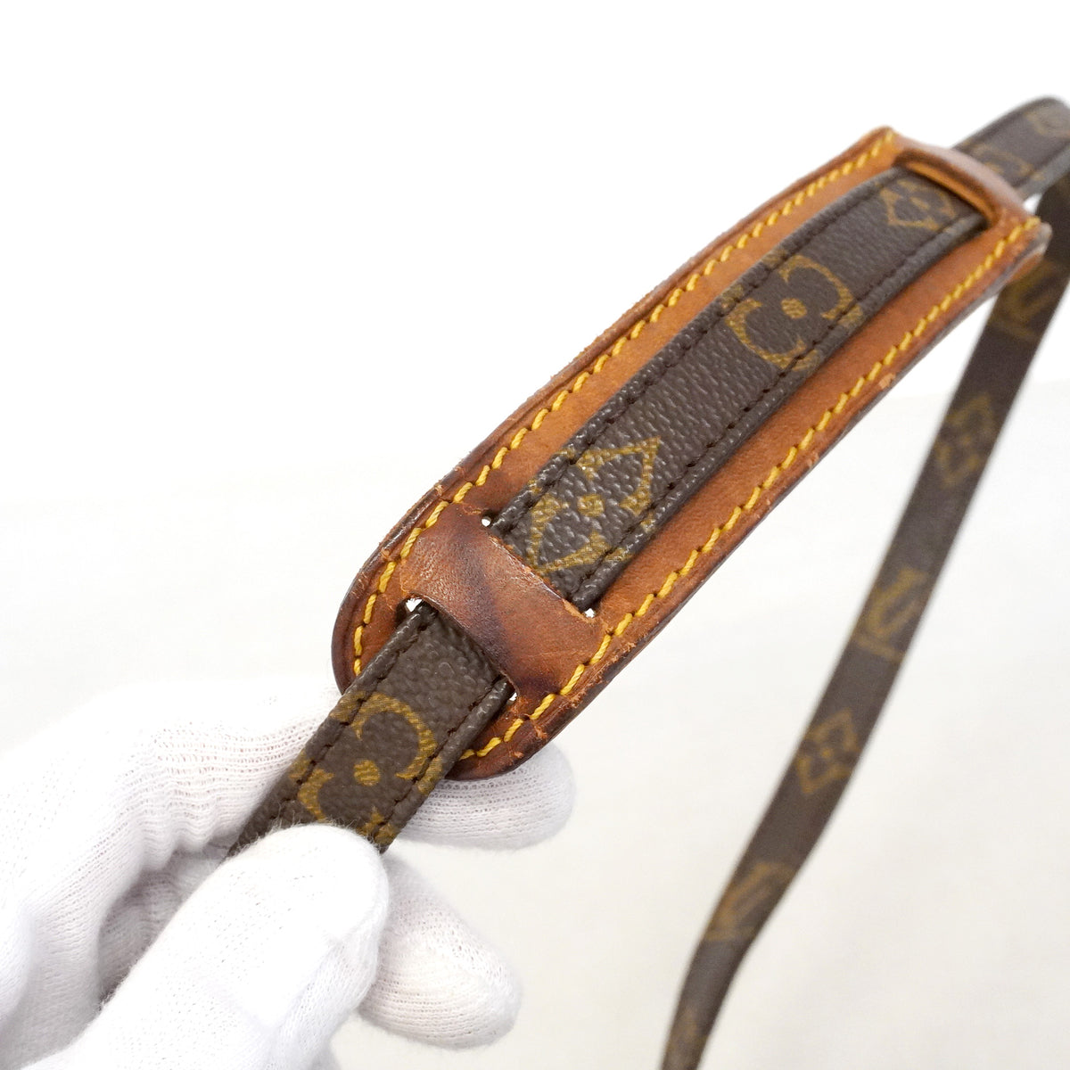 【6he4815】ルイヴィトン ショルダーバッグ モノグラム ポシェットマルリーバンドリエール M51828 ブラウン【中古】レディース