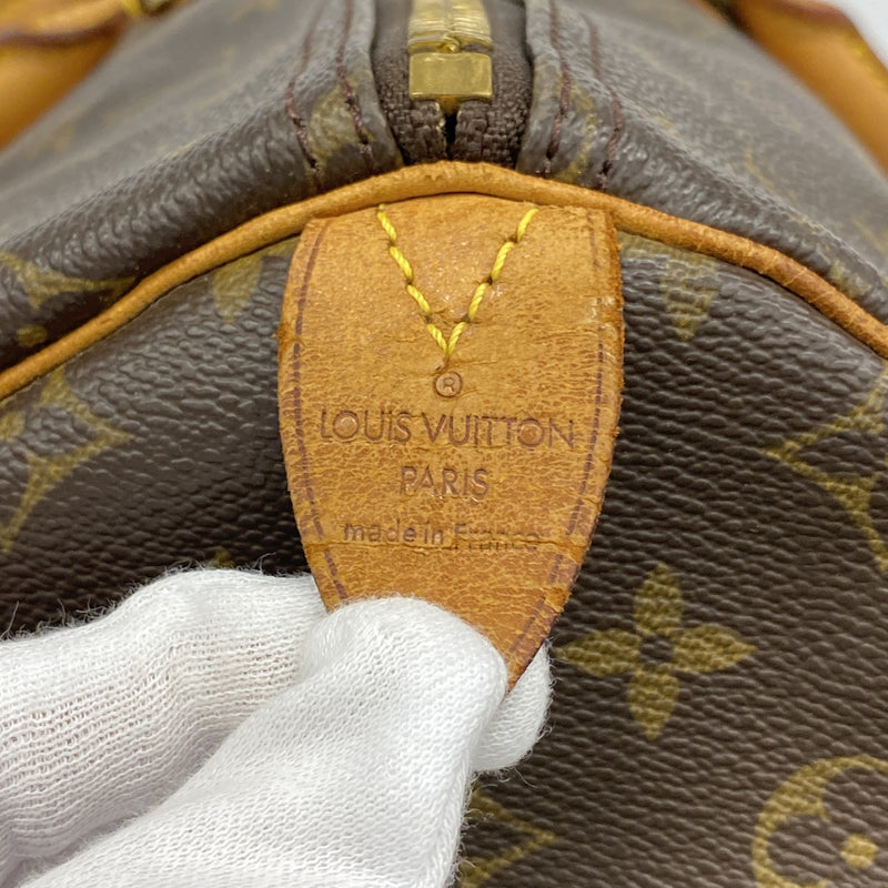 【6he4817】ルイヴィトン ボストンバッグ モノグラム キーポル55 M41424 ブラウン【中古】メンズ レディース ユニセックス
