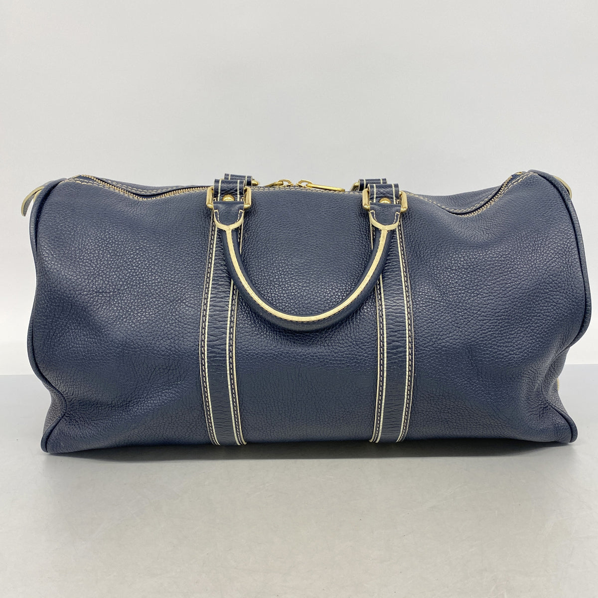 【6he4818】ルイヴィトン ボストンバッグ トバゴ キーポル50 M95136 ネイビー【中古】メンズ レディース ユニセックス