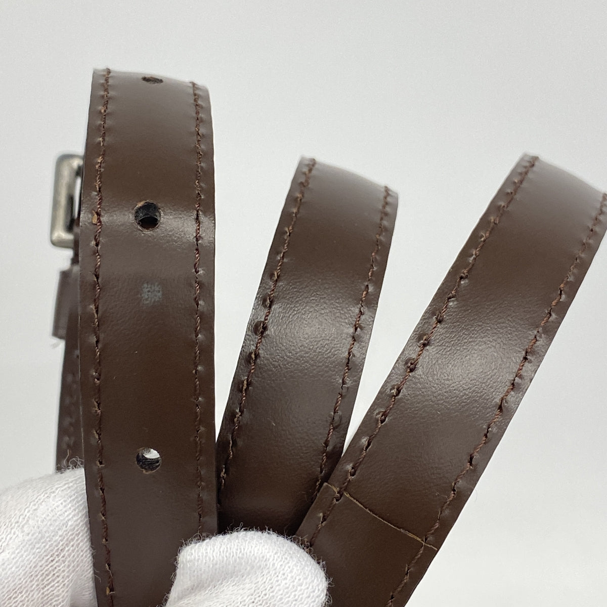 【6he4821】ルイヴィトン ハンドバッグ エピ ポンヌフ M5205D モカ 2wayバック【中古】レディース