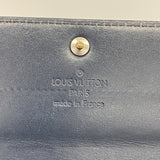 【6he4824】ルイヴィトン 長財布 モノグラム・マット ポシェットポルトモネクレディ M65102 ブルー【中古】レディース