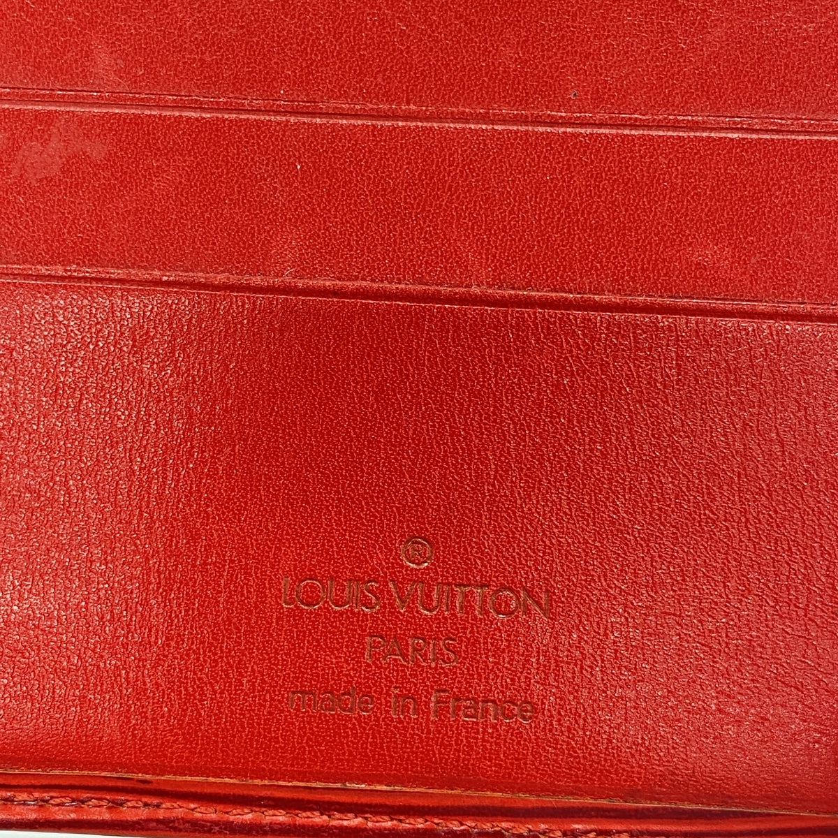 【6he4825】ルイヴィトン 財布 エピ ポルトビエカルトクレディモネ M63547 カスティリアンレッド【中古】メンズ