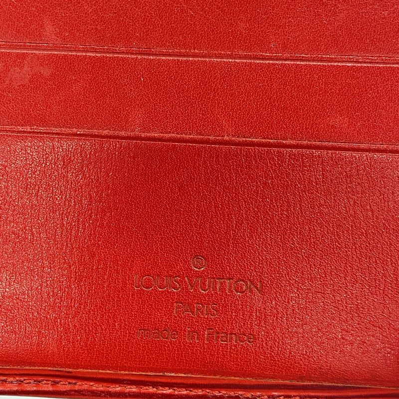 【6he4825】ルイヴィトン 財布 エピ ポルトビエカルトクレディモネ M63547 カスティリアンレッド【中古】メンズ