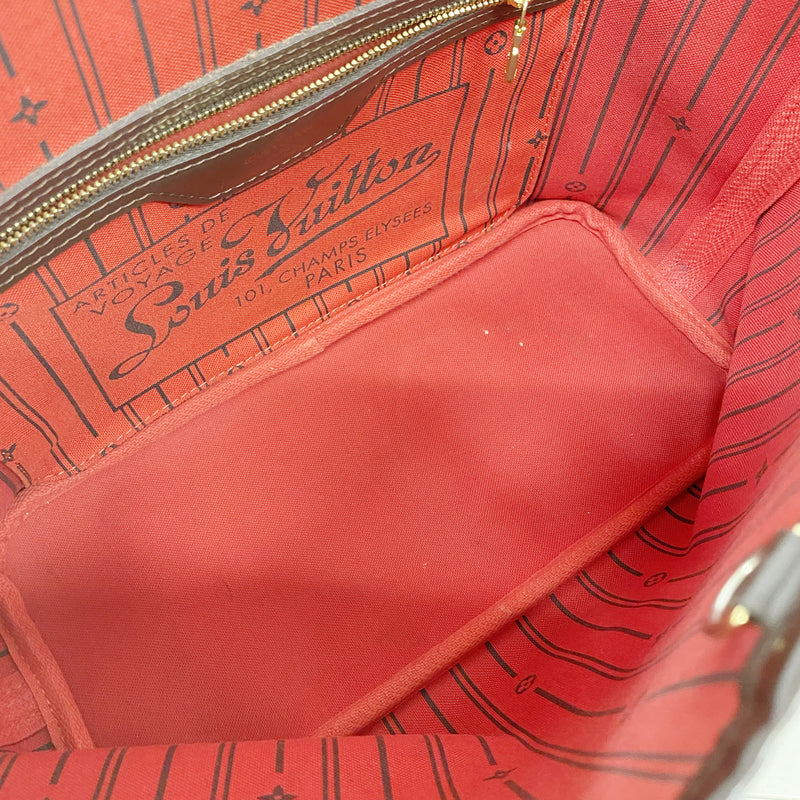 【6he4833】ルイヴィトン トートバッグ ダミエ ネヴァーフルPM N51109 エベヌ【中古】レディース