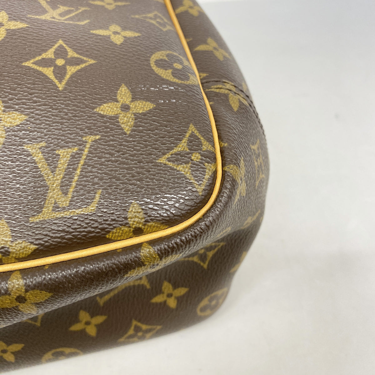 【6he4836】ルイヴィトン ハンドバッグ モノグラム ドーヴィル M47270 ブラウン【中古】レディース