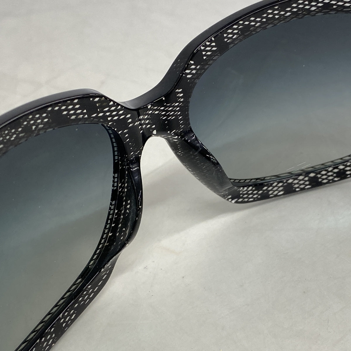 【6he4837】シャネル サングラス 5146-A プラスチック ブラック シルバー金具【中古】レディース