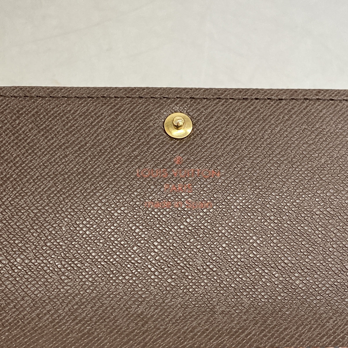 【6he4838】ルイヴィトン 長財布 ダミエ ポシェットポルトモネクレディ N61724 エベヌ【中古】レディース