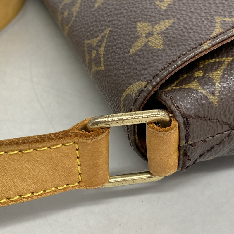 【6he4839】ルイヴィトン ショルダーバッグ モノグラム ミュゼット M51256 ブラウン【中古】レディース