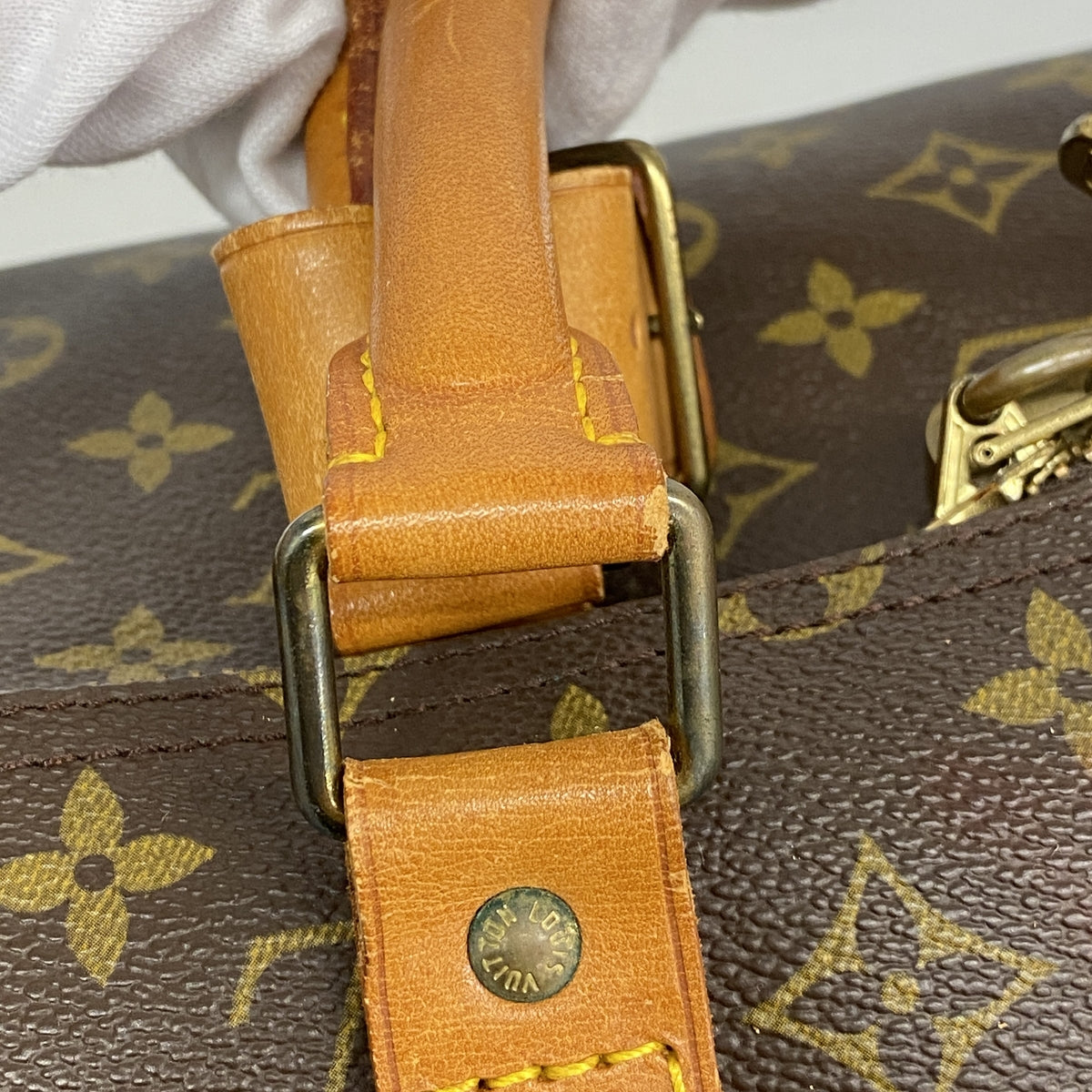 【6he4841】ルイヴィトン ボストンバッグ モノグラム キーポル55 M41424 ブラウン【中古】メンズ レディース ユニセックス