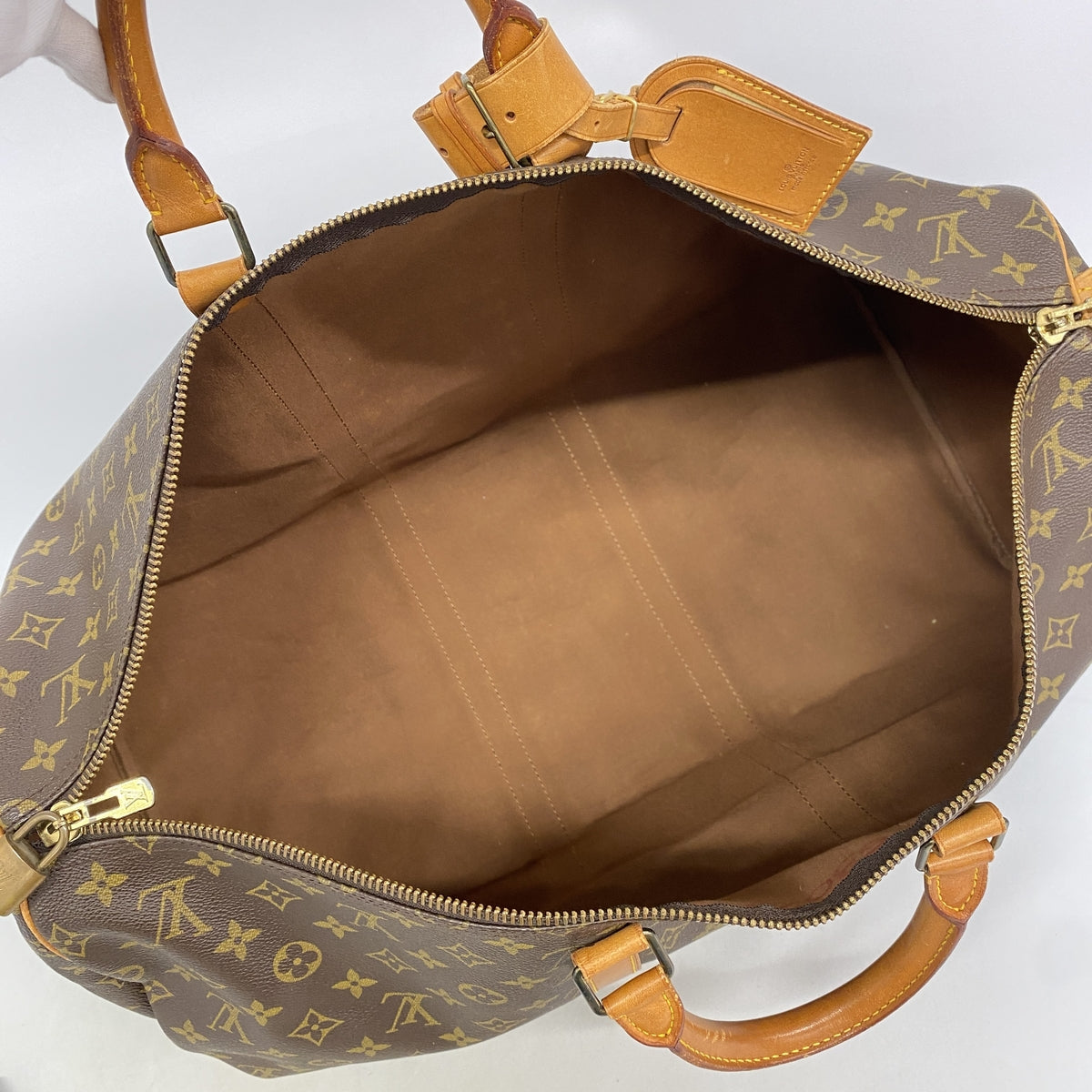 【6he4841】ルイヴィトン ボストンバッグ モノグラム キーポル55 M41424 ブラウン【中古】メンズ レディース ユニセックス