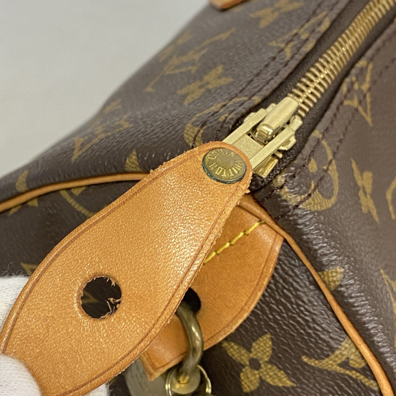 【6he4842】ルイヴィトン ハンドバッグ モノグラム スピーディ35 M41107 ブラウン【中古】レディース