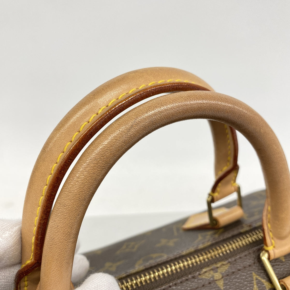 【6he4847】ルイヴィトン ハンドバッグ モノグラム スピーディ30 M41108 ブラウン【中古】レディース