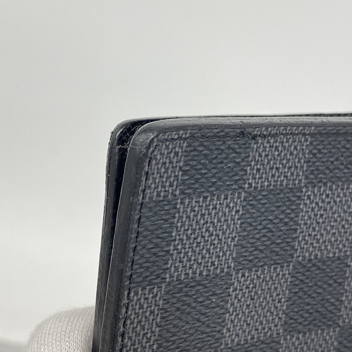 【6he4850】ルイヴィトン 長財布 ダミエ・グラフィット ポルトフォイユブラザ N62665 ブラック【中古】メンズ