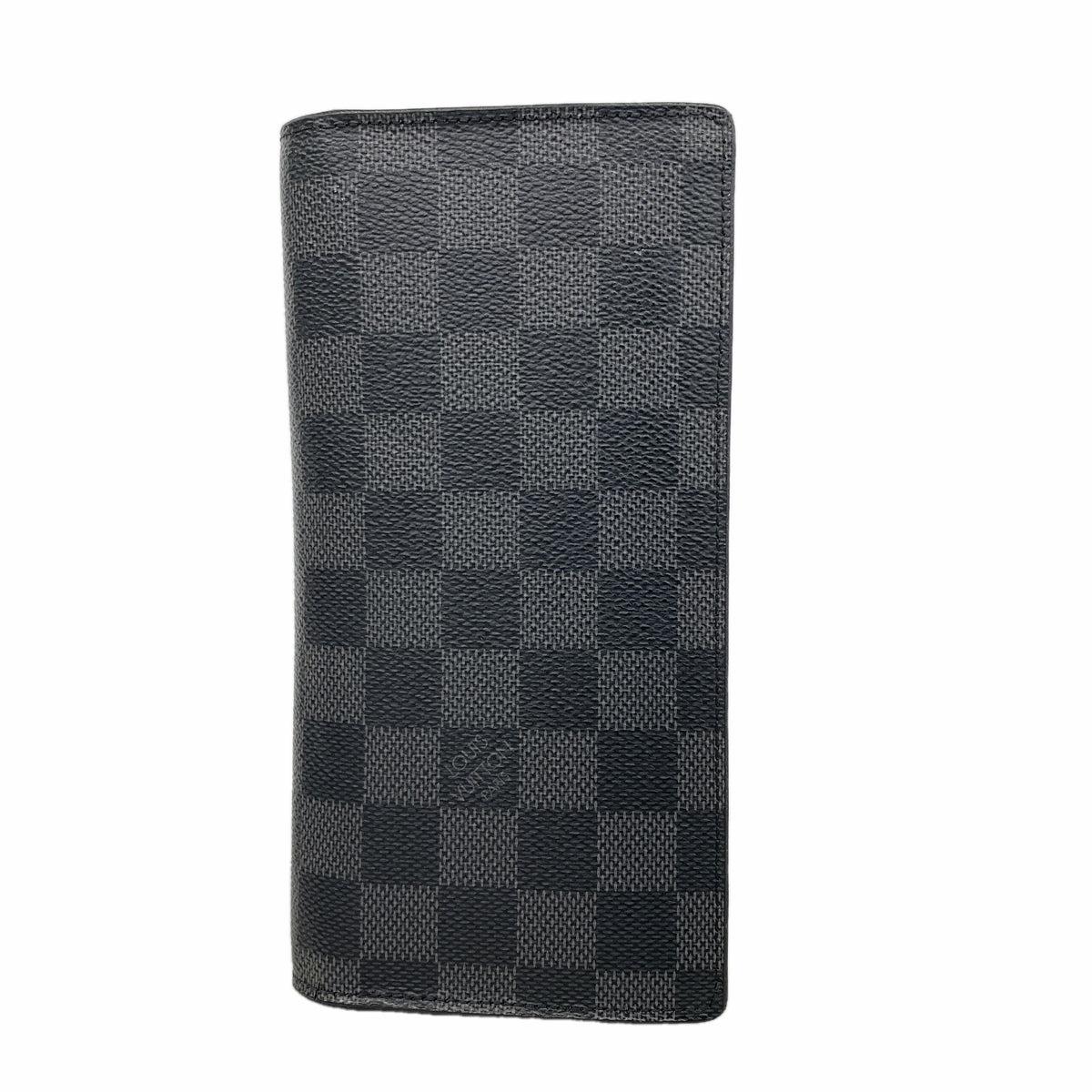 【6he4850】ルイヴィトン 長財布 ダミエ・グラフィット ポルトフォイユブラザ N62665 ブラック【中古】メンズ