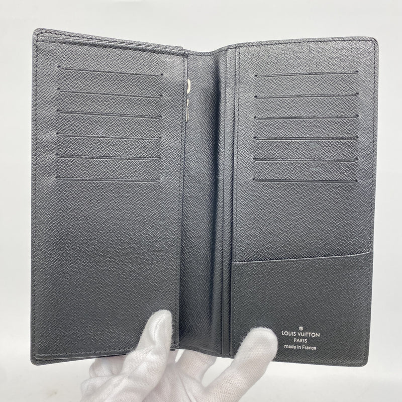 【6he4850】ルイヴィトン 長財布 ダミエ・グラフィット ポルトフォイユブラザ N62665 ブラック【中古】メンズ