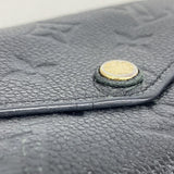 【6he4851】ルイヴィトン 三つ折り財布 モノグラム・アンプラント ポルトフォイユキュリユーズコンパクト M60568 ノワール【中古】レディース