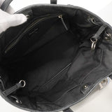 【6he4854】クリスチャンディオール トートバッグ カナージュ パナレア レザー ブラック シルバー金具【中古】レディース