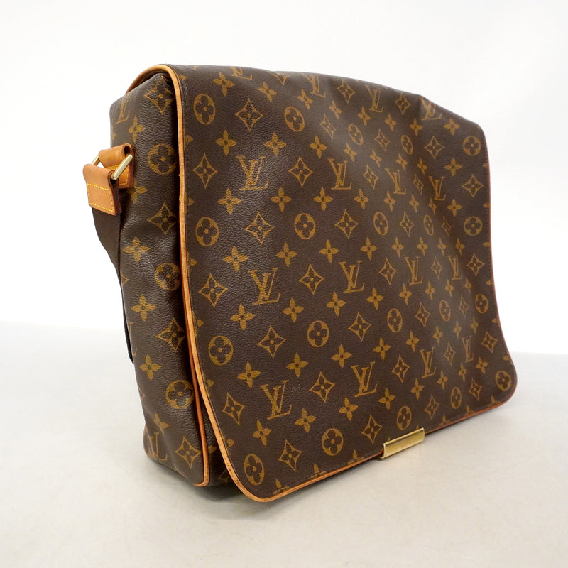 【6he4857】ルイヴィトン ショルダーバッグ モノグラム アベス M45257 ブラウン【中古】レディース