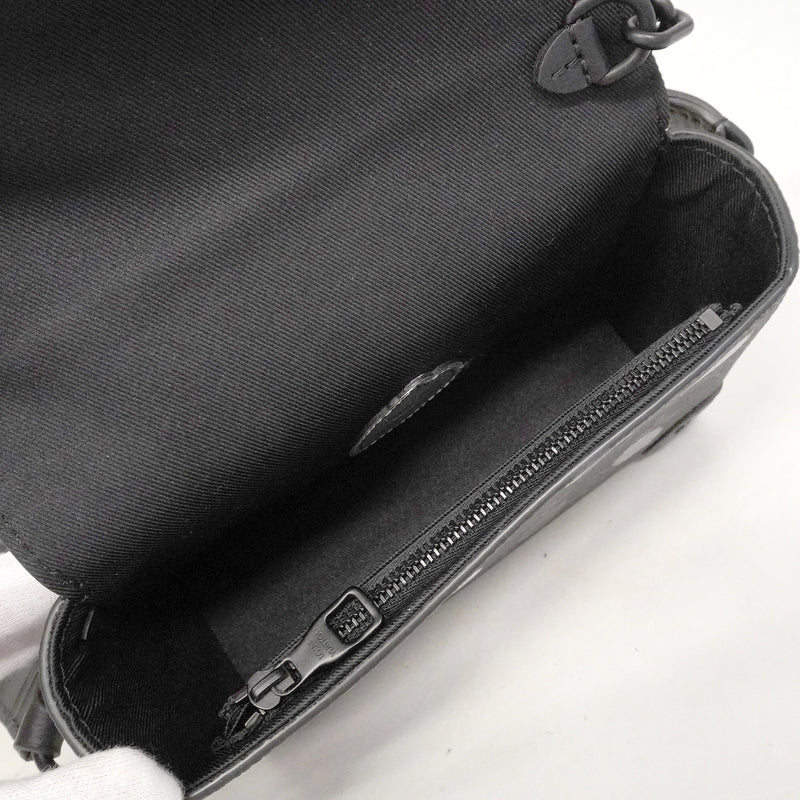 【6he4859】ルイヴィトン ショルダーバッグ モノグラム・エクリプス LV×YKスティーマーウエアラブルウォレット M81935 ブラック【中古】メンズ
