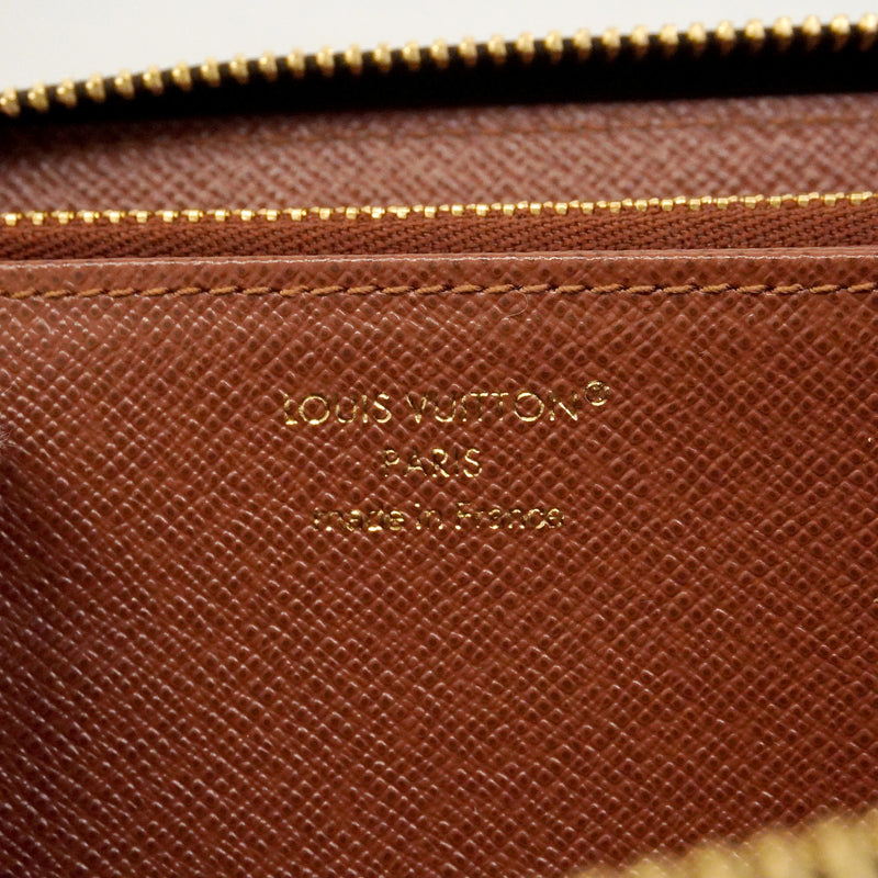 【6he4869】ルイヴィトン 長財布 モノグラム ジッピーウォレット M42616 ブラウン【中古】メンズ レディース ユニセックス