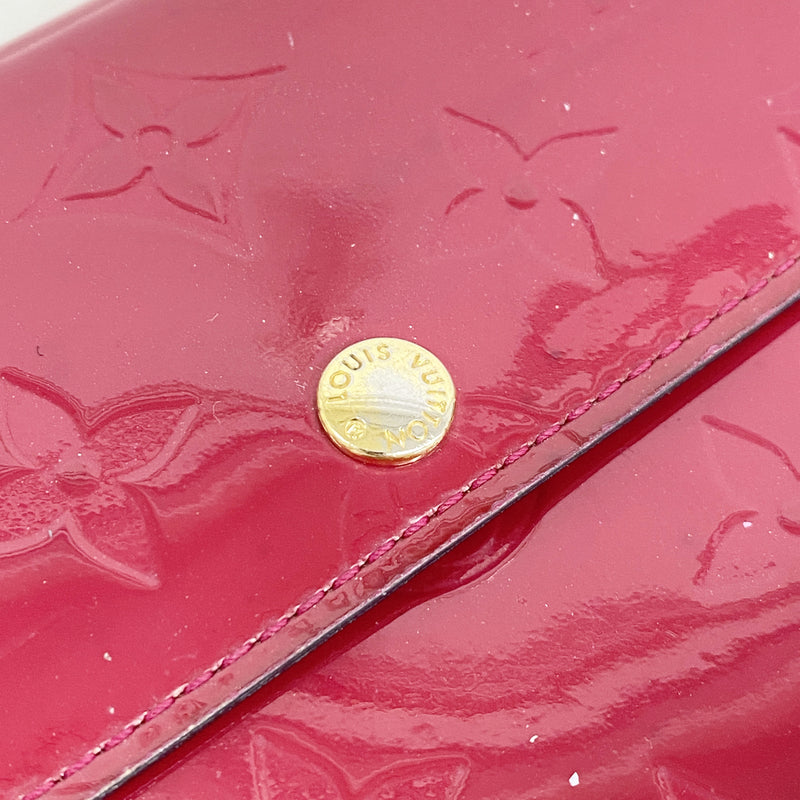 【6he4883】ルイヴィトン 長財布 ヴェルニ ポルトフォイユサラ M91765 ローズアンディアン【中古】レディース