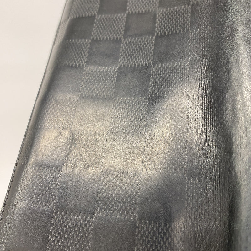 【6he4899】ルイヴィトン 長財布 ダミエ・アンフィニ ジッピーウォレットヴェルティカル N63548 オニキス【中古】メンズ