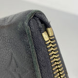 【6he4900】ルイヴィトン 長財布 モノグラム・アンプラント ポルトフォイユクレマンス M60171 ノワール【中古】レディース