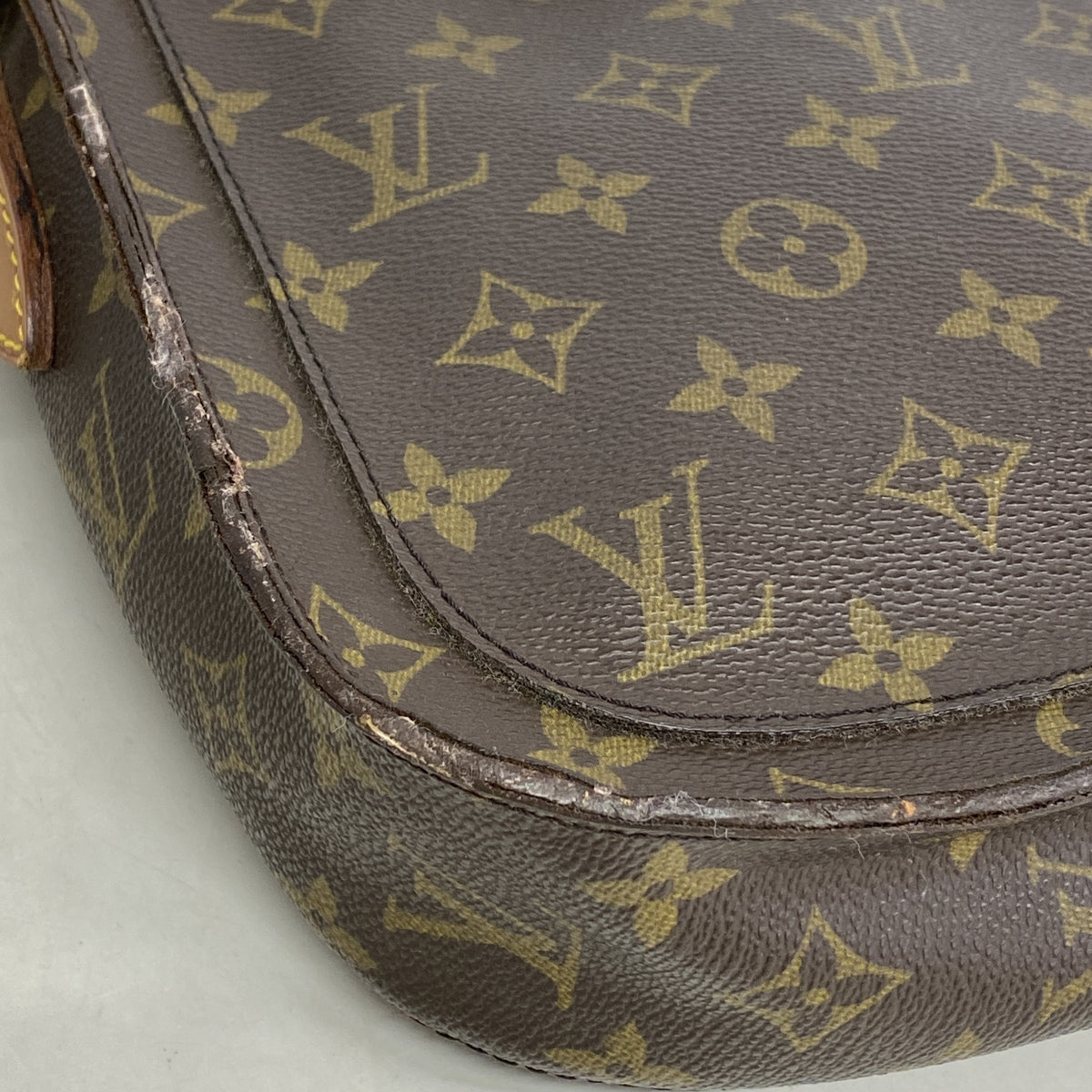 【6he4917】ルイヴィトン ショルダーバッグ モノグラム サンクルーGM M51242 ブラウン【中古】レディース