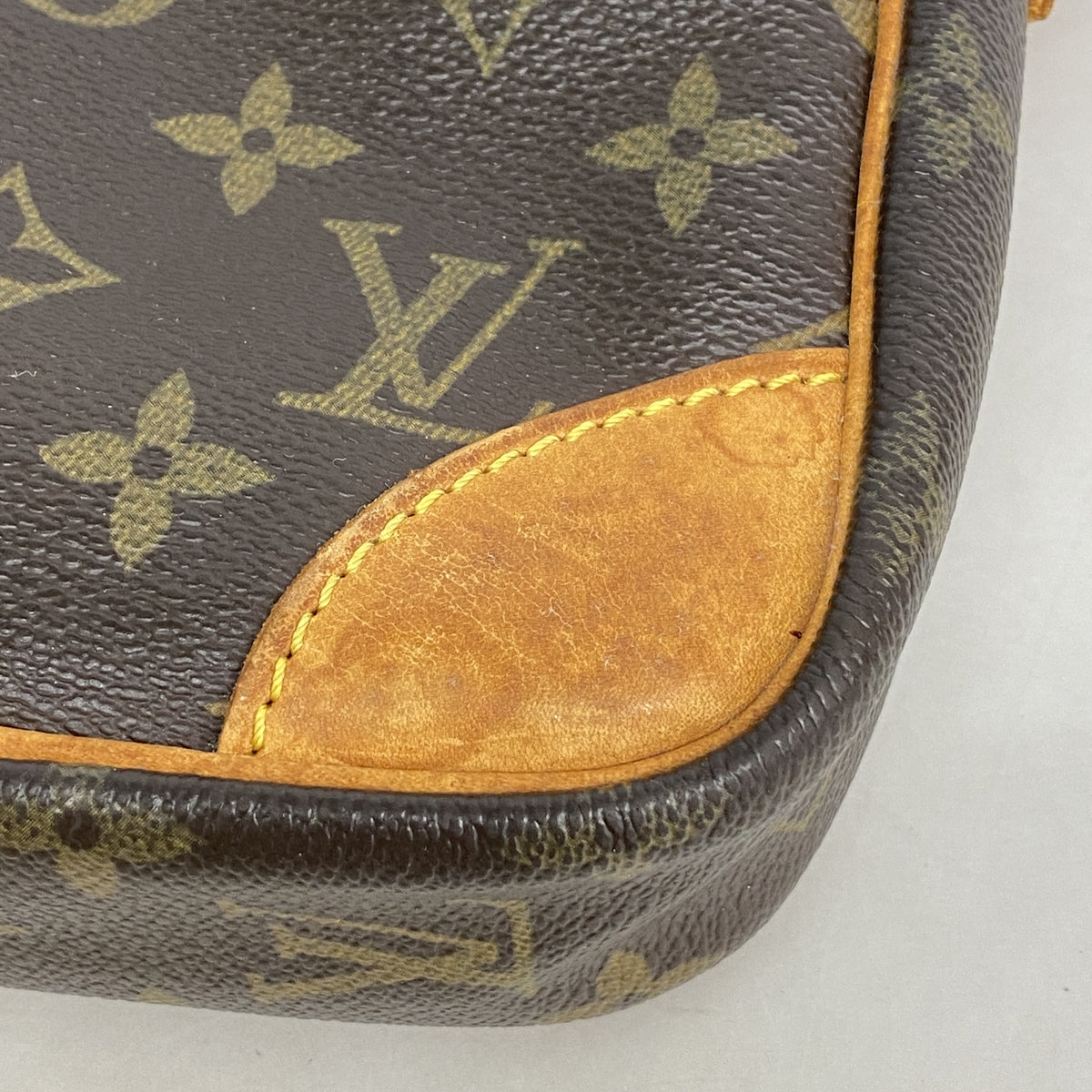 【6he4918】ルイヴィトン ショルダーバッグ モノグラム ダヌーブ M45266 ブラウン【中古】レディース