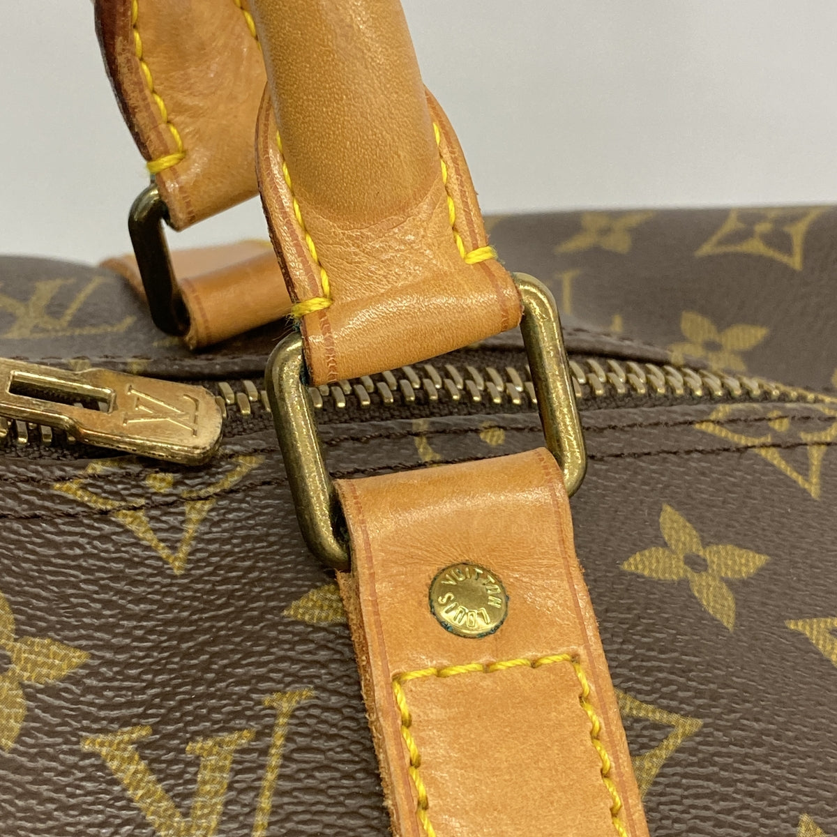 【6he4925】ルイヴィトン ボストンバッグ モノグラム キーポルバンドリエール50 M41416 ブラウン【中古】メンズ レディース ユニセックス
