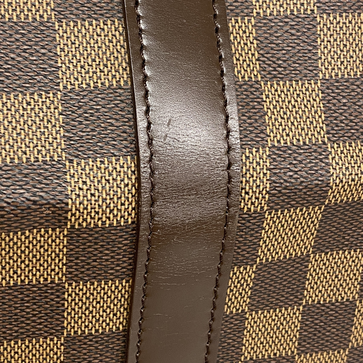 【6he4937】ルイヴィトン ボストンバッグ ダミエ キーポル50 N41427 エベヌ【中古】メンズ レディース ユニセックス