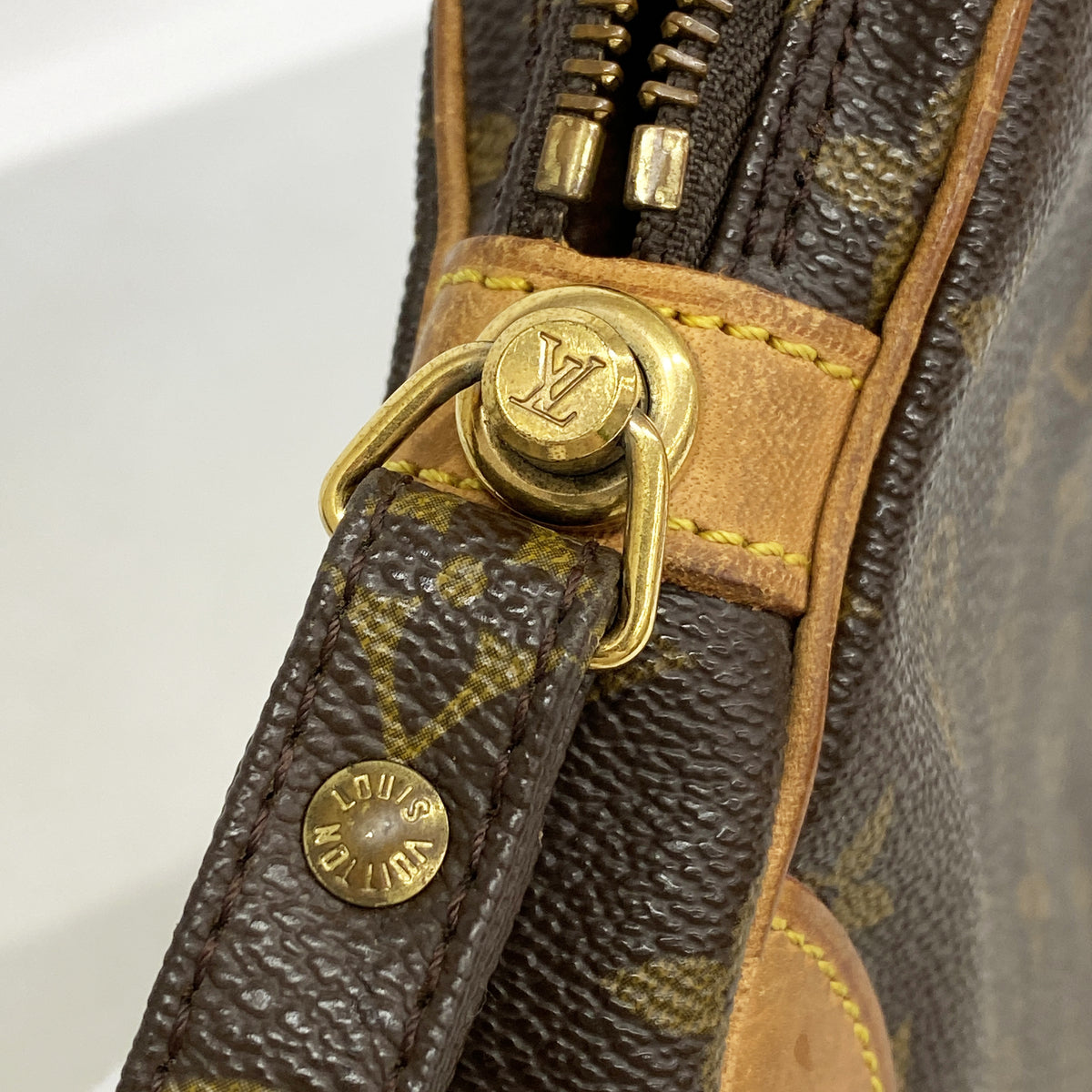 【6he4938】ルイヴィトン クラッチバッグ モノグラム マルリードラゴンヌPM M51827 ブラウン【中古】メンズ